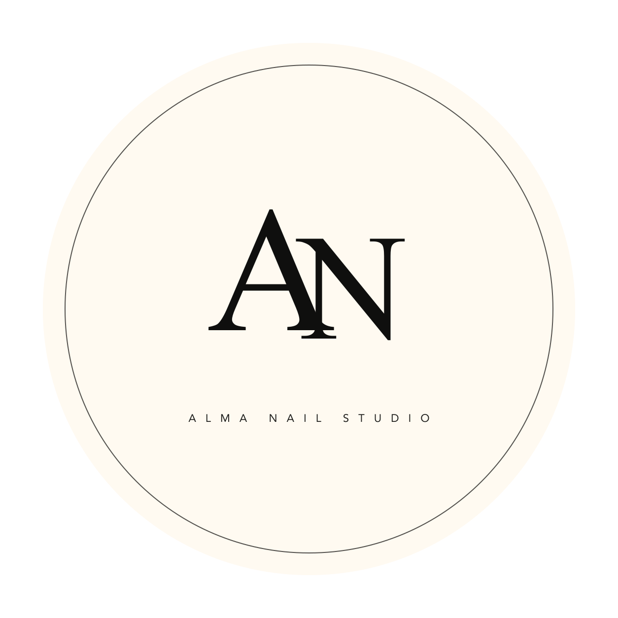 ALMA Nail Studio monogram